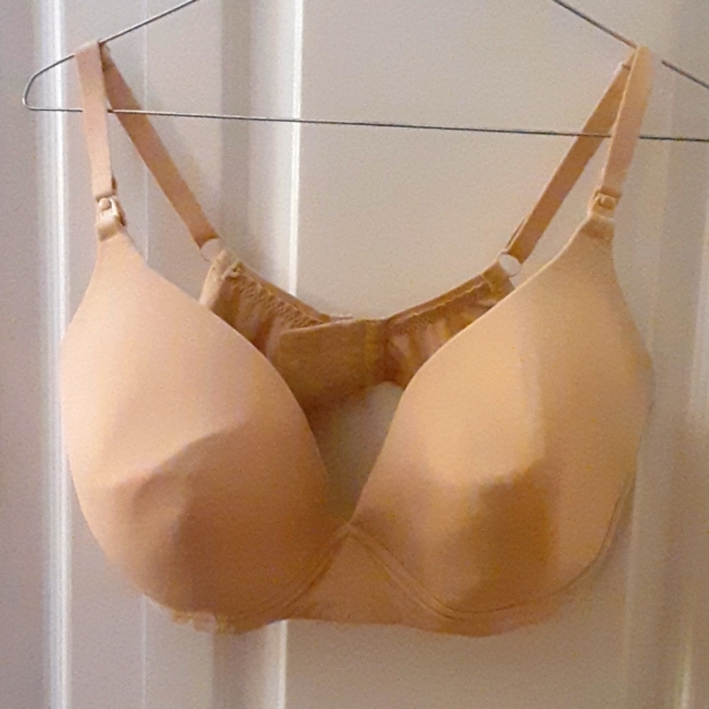 Motherhood maternity nursing bra nude